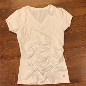 White athletic top